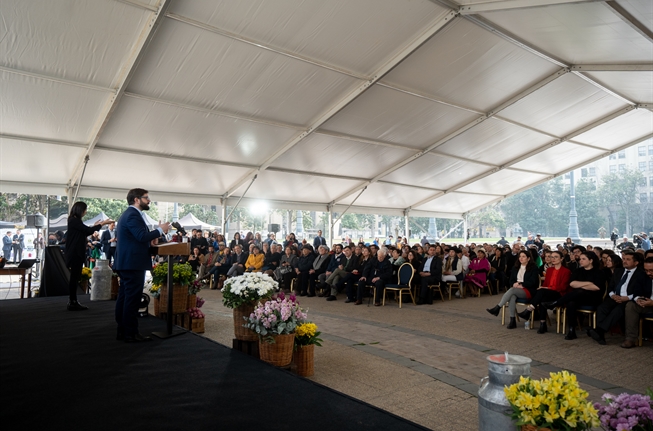 Presidente de la República, Gabriel Boric Font, encabeza ceremonia del Día de la Campesina y el Campesino