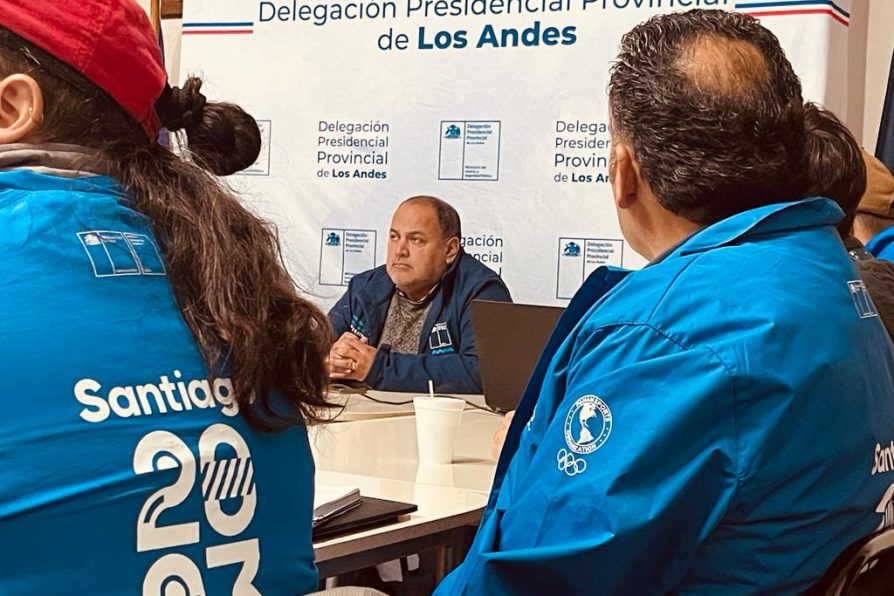 Delegado Presidencial Provincial participa en reunión de seguridad con motivo de los Juegos Panamericanos 2023