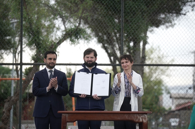 Presidente de la República, Gabriel Boric Font, promulga ley que restringe funerales de riesgo: “No daremos ni un paso atrás en la lucha contra el narco y el crimen organizado”